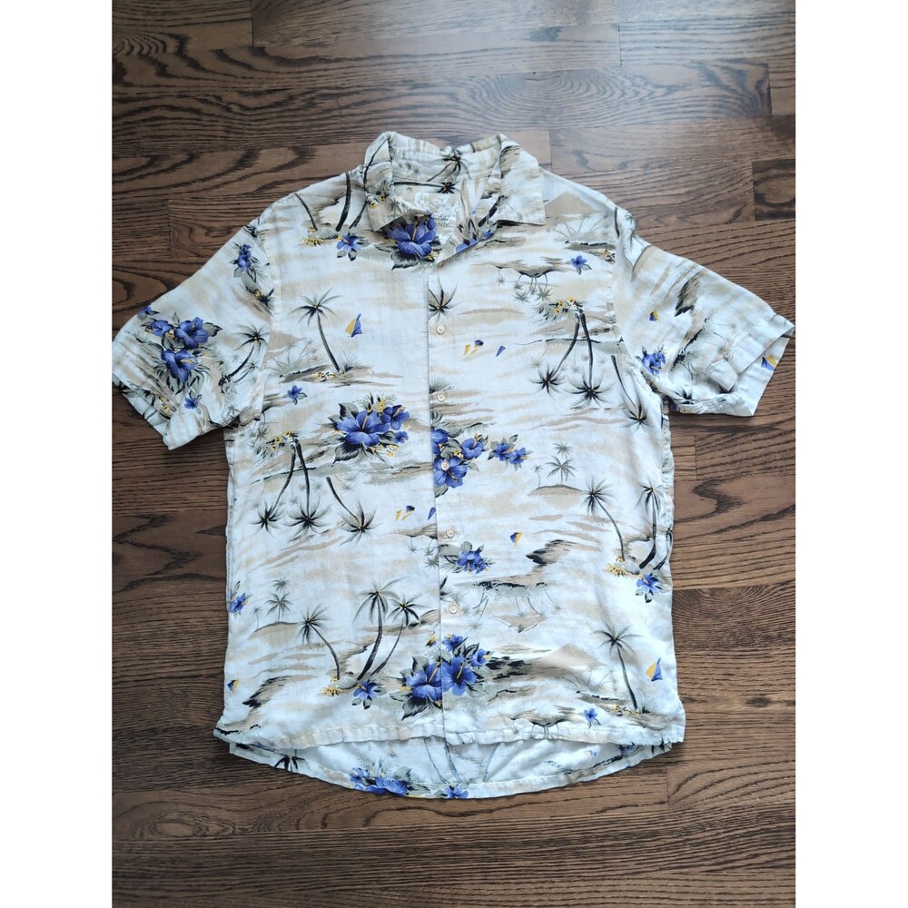 Tasso Elba Hawaiian Shirt Large